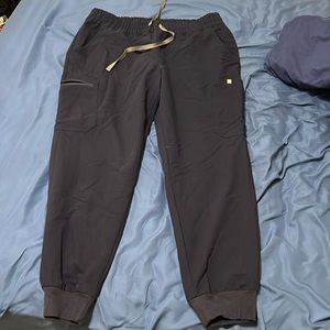 Figs jogger scrubs navy blue